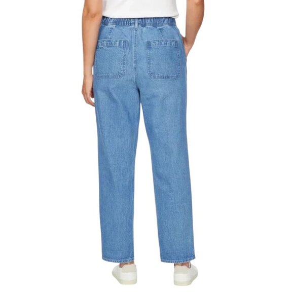 NEW Buffalo David Bitton Pull-On Drawstring Jean | Light Wash - Picture 3 of 5